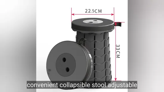 Royalunion New Trendy Furniture Black White Plastic Foot Kitchen Ru1403 Foldable Folding Step Stool